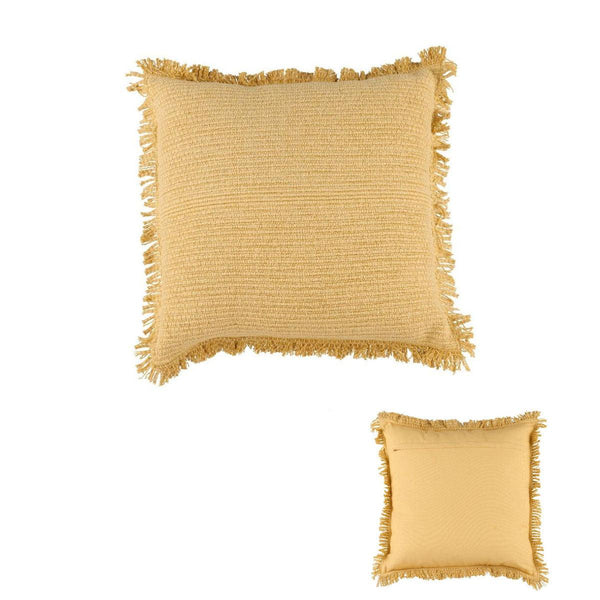 Accessorize Nova Yellow Square Filled Cushion 45cm x 45cm - John Cootes