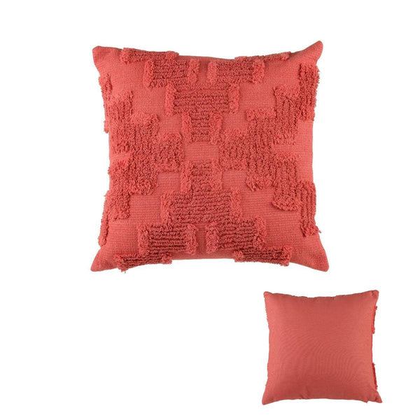 Accessorize Roseto Red Square Filled Cushion 45cm x 45cm - John Cootes