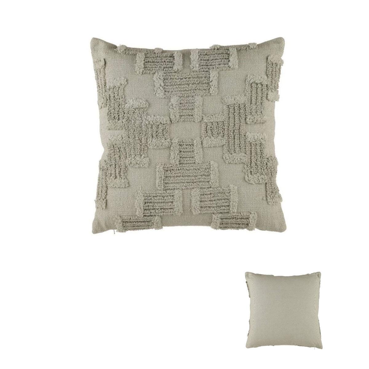 Accessorize Roseto Sage Square Filled Cushion 45cm x 45cm - John Cootes