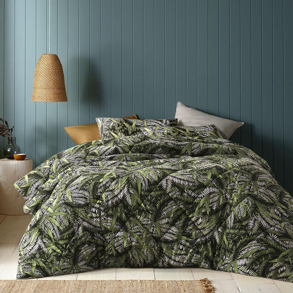 Accessorize Styx Washed Cotton Printed 3 Piece Comforter Set King - John Cootes