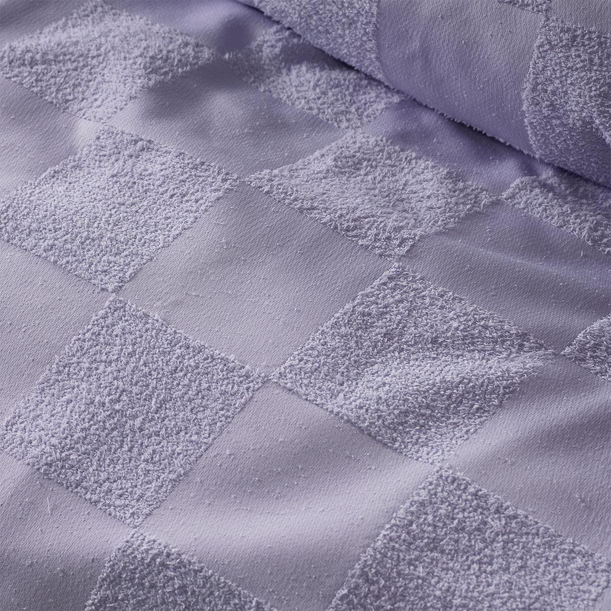 Accessorize Tipo Lilac Chenille Quilt Cover Set Single - John Cootes