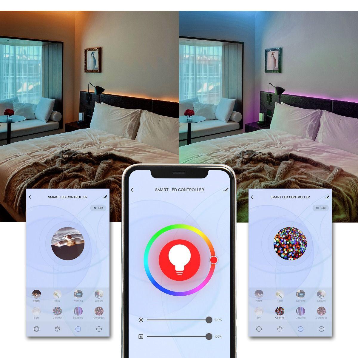 activiva 5m IP65 Smart RGB & Warm White LED Strip Lights - John Cootes