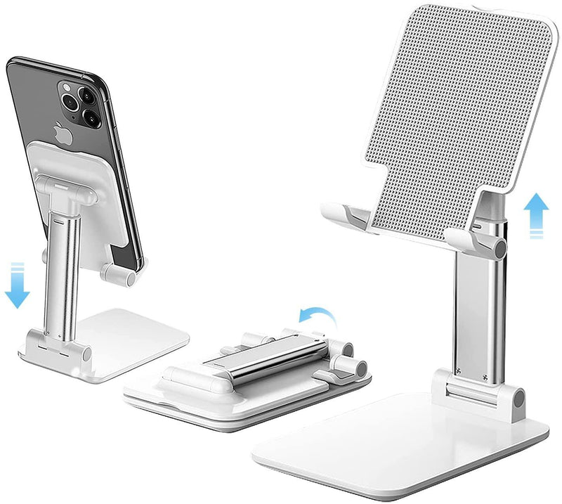 Adjustable Cell Phone and Tablet Holder Compatible with ipad, iPhone, Samsung and All Smartphones - John Cootes