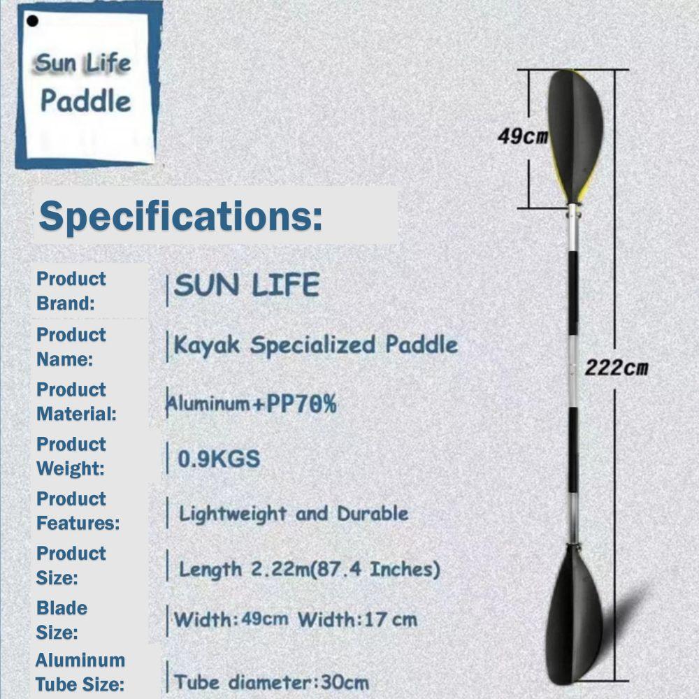 Adjustable Paddles For Kayak SUP Board Watersport - John Cootes