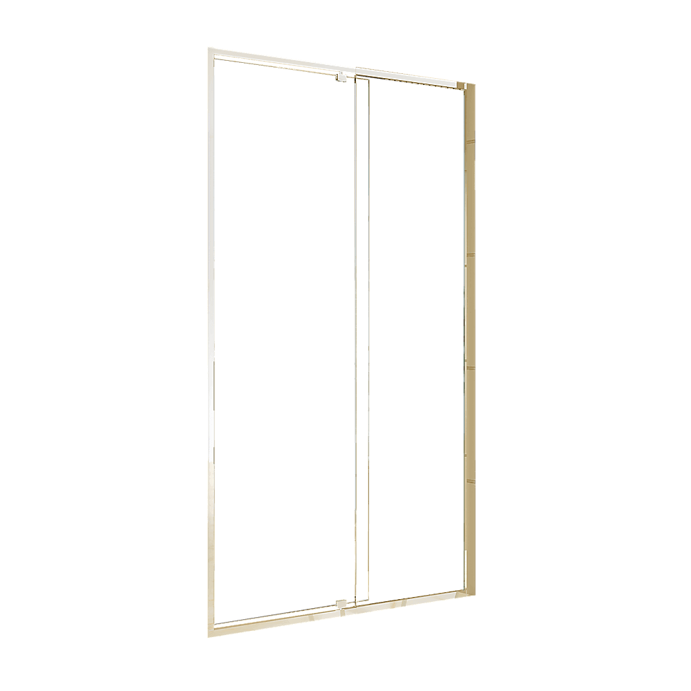 Adjustable Semi Frameless Shower Screen (114~122) x 195cm Australian Safety Glass - John Cootes