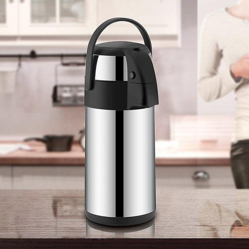 Air Pot for Tea Coffee 5L Pump Action Insulated Airpot Flask Drink Dispenser - John Cootes