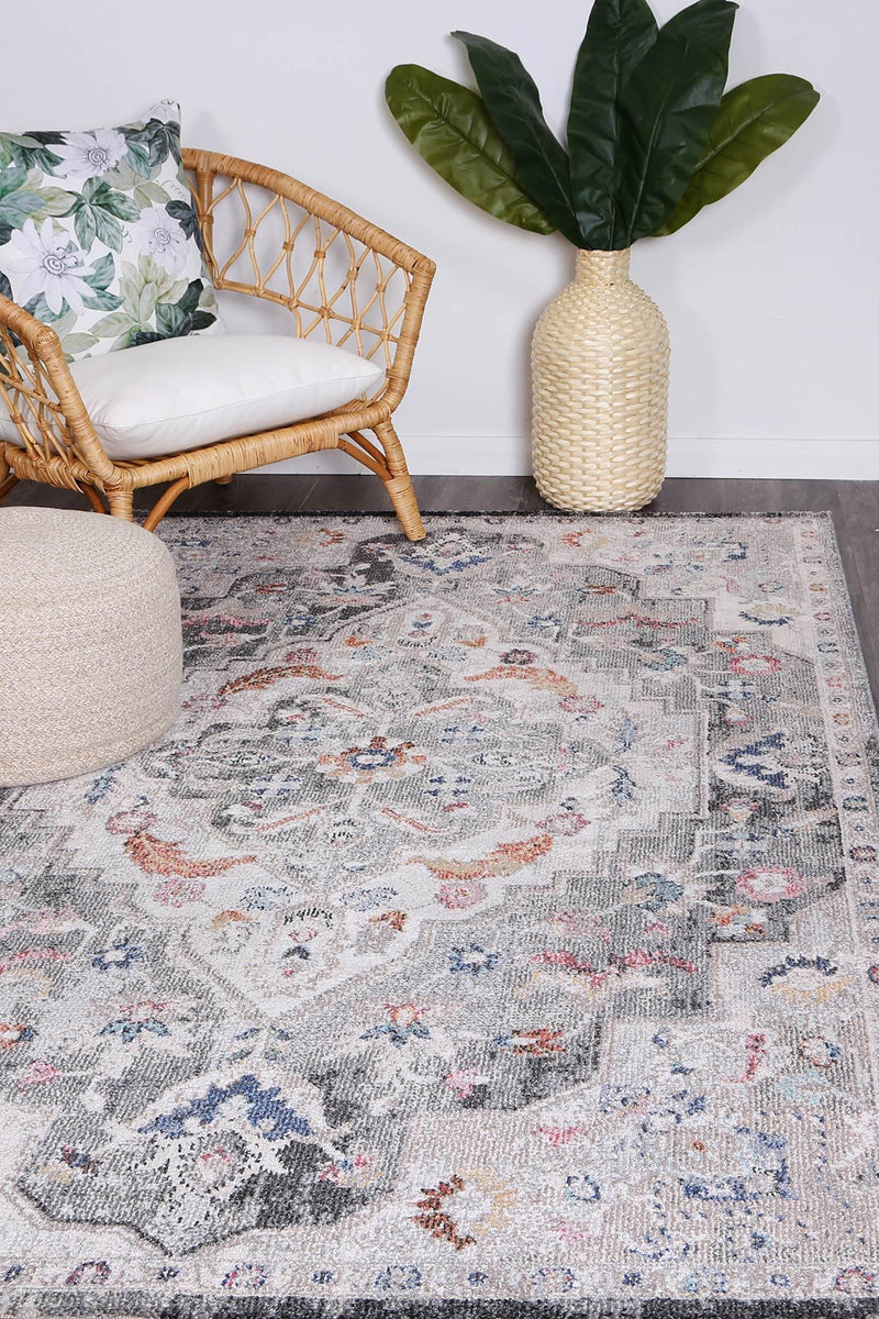 Alexander Transitional Grey Rug 280x380 cm - John Cootes