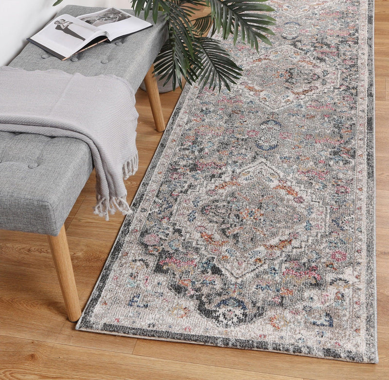 Alexander Transitional Grey Rug 280x380 cm - John Cootes