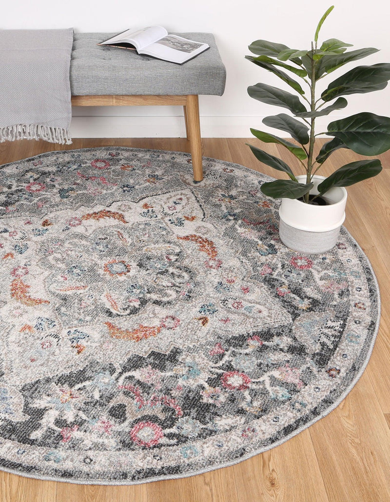 Alexander Transitional Grey Rug 280x380 cm - John Cootes