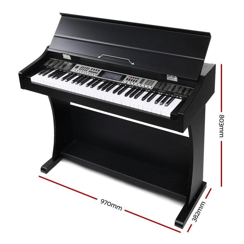 Alpha 61 Key Electronic Piano Keyboard Electric Digital Classical Music Stand - John Cootes