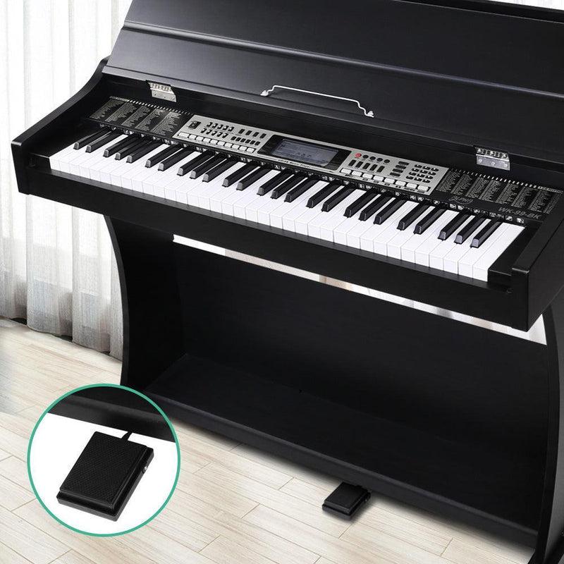 Alpha 61 Key Electronic Piano Keyboard Electric Digital Classical Music Stand - John Cootes