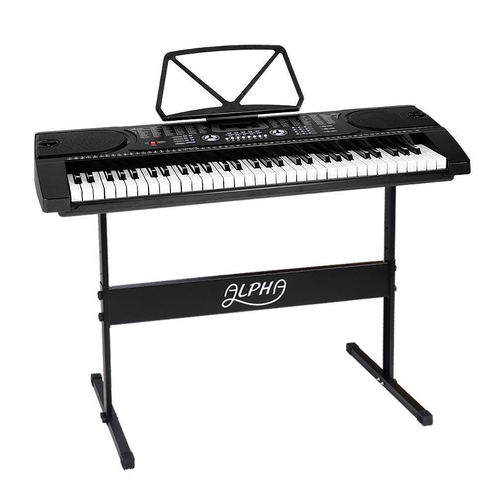 ALPHA 61 Keys LED Electronic Piano Keyboard - John Cootes