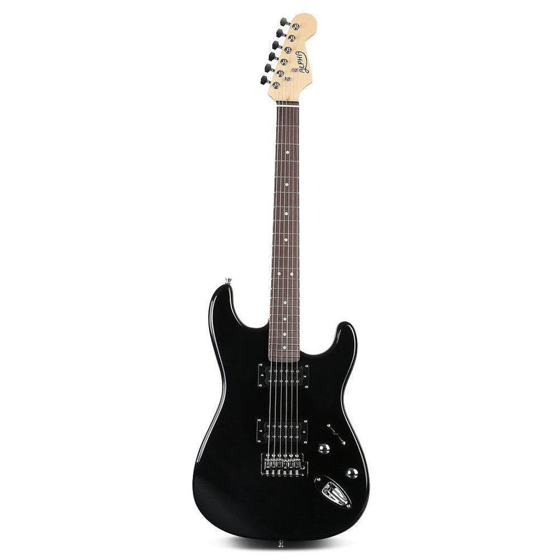 Alpha Electric Guitar And AMP Music String Instrument Rock Black Carry Bag Steel String - John Cootes