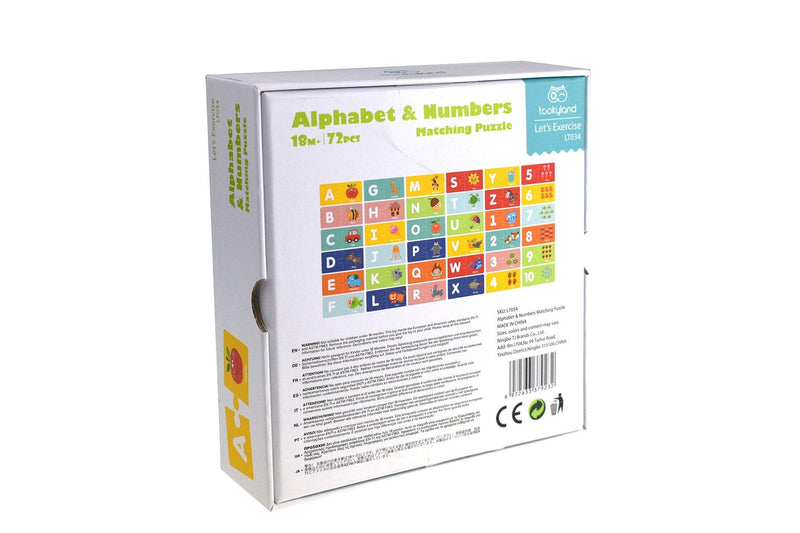 ALPHABET AND NUMBER MATCHING PUZZLE GAME - John Cootes