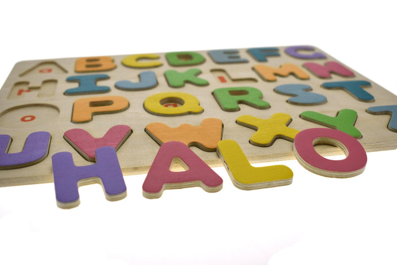 ALPHABET UPPER CASE PUZZLE BOARD - John Cootes