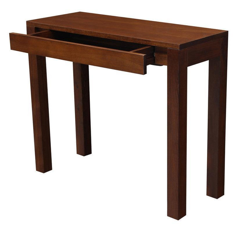 Amsterdam 1 Drawer Sofa Table (Mahogany) - John Cootes