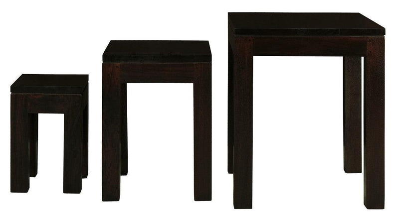 Amsterdam Nest of Table Set of 3 (Chocolate) - John Cootes