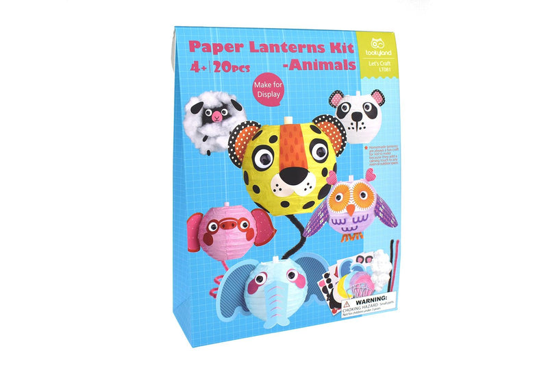 ANIMAL PAPER LANTERNS CRAFT KIT - John Cootes