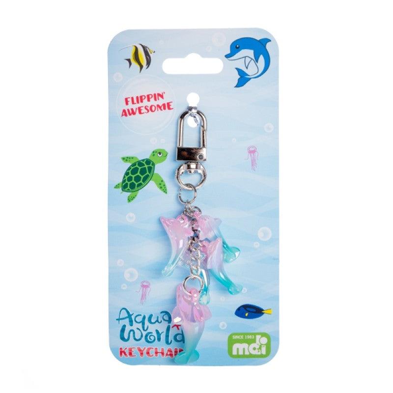 Aqua World Dolphin Keychain - John Cootes