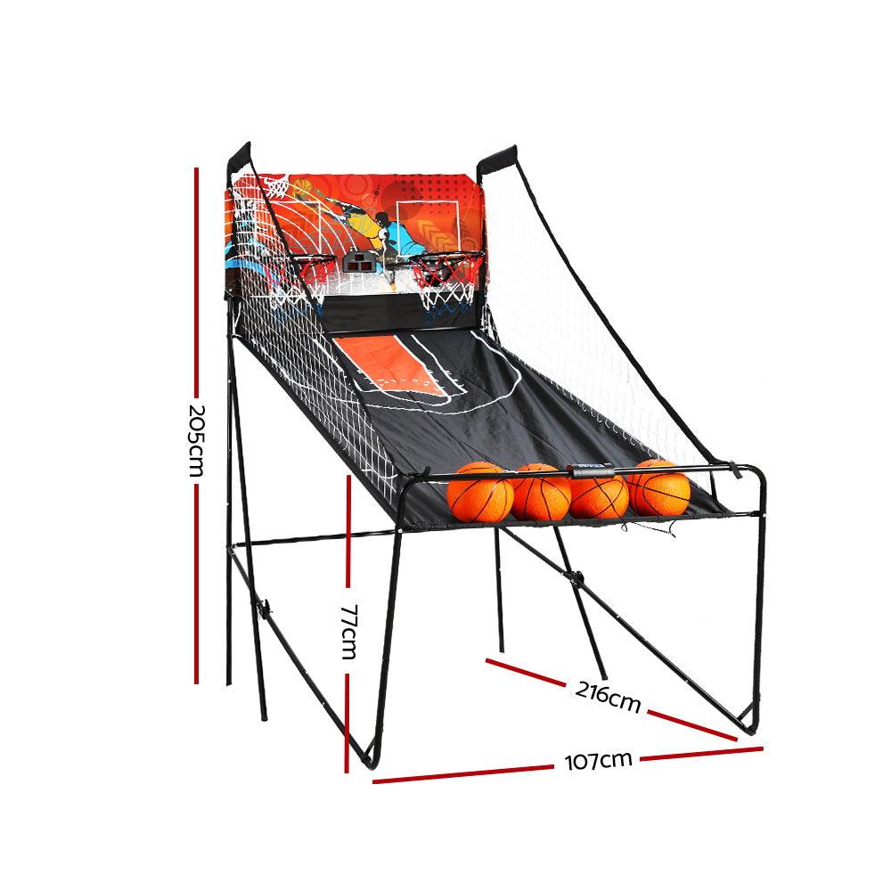 Arcade Basketball Game Double shooting Electronic Scoring Folding Outdoor Kids - John Cootes