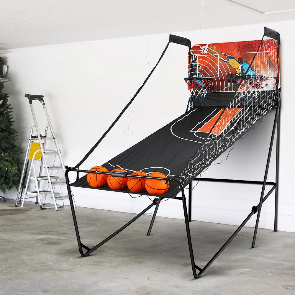 Arcade Basketball Game Double shooting Electronic Scoring Folding Outdoor Kids - John Cootes