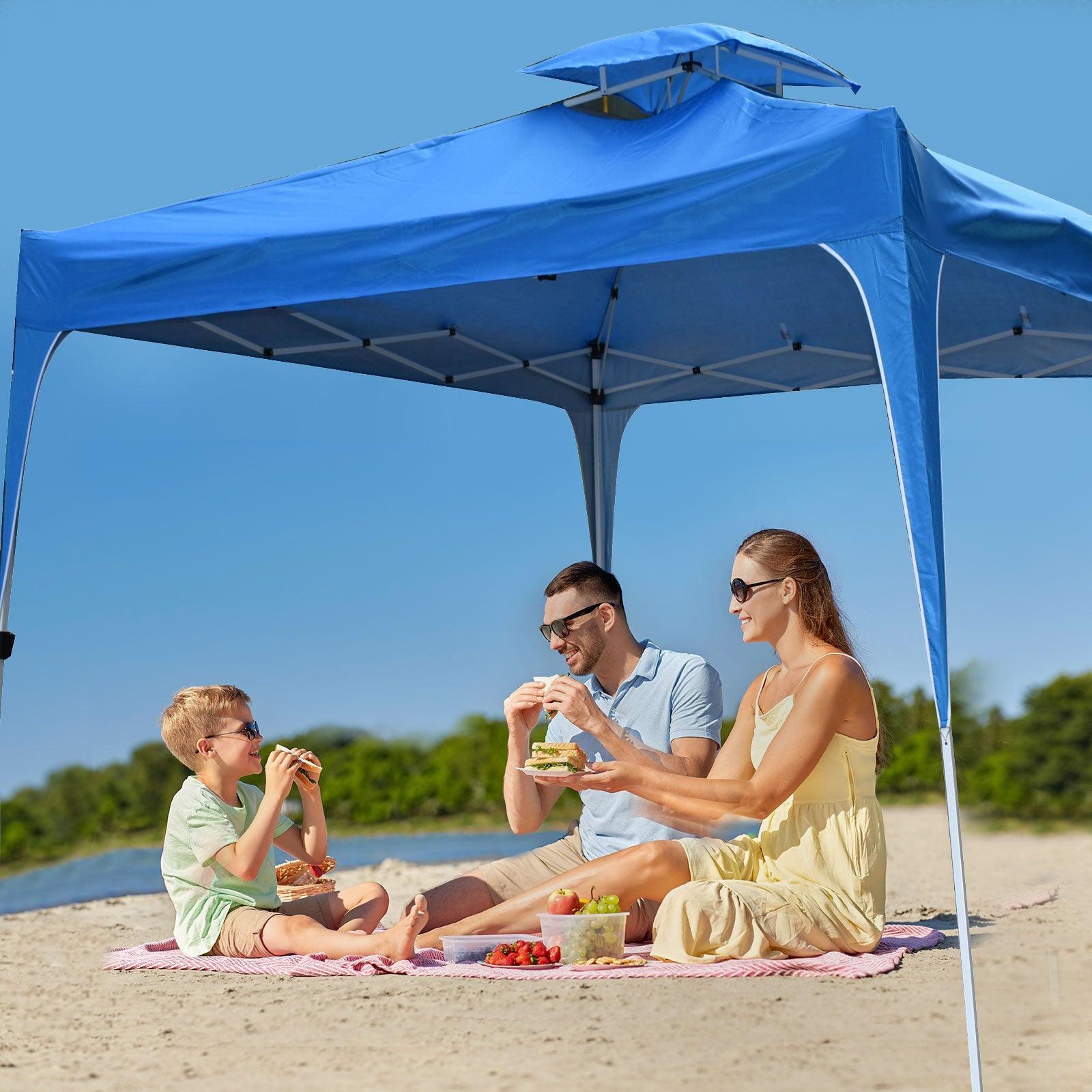 Arcadia Furniture 3M x 3M Outdoor Folding Tent - Navy - John Cootes