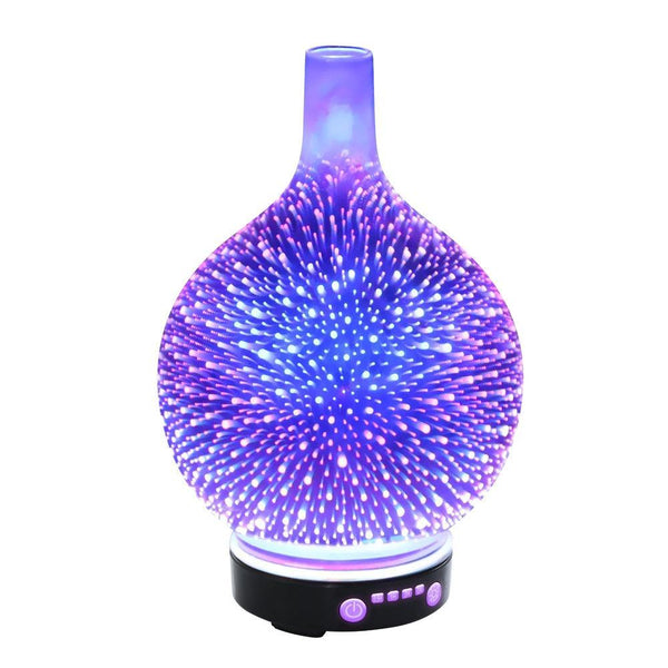 Aroma Diffuser 3D LED Light Oil Firework Air Humidifier 100ml - John Cootes