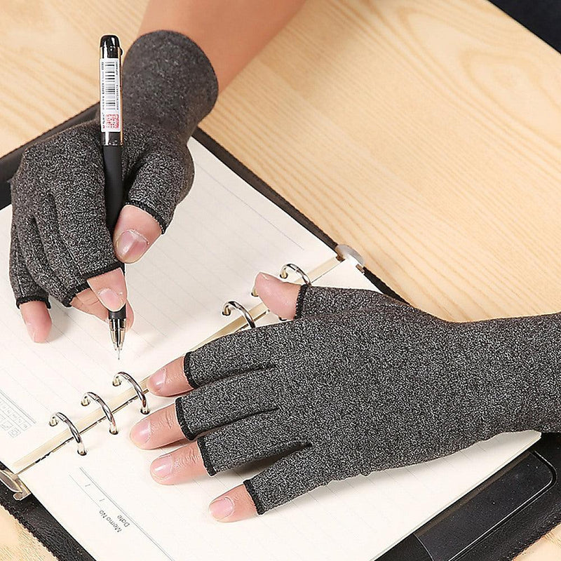 Arthritis Gloves Compression Joint Finger Hand Wrist Support Brace - Large - John Cootes