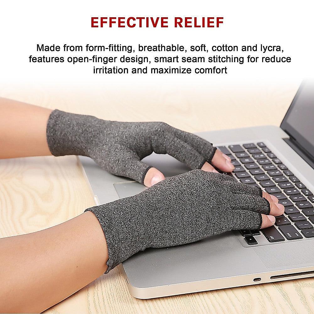 Arthritis Gloves Compression Joint Finger Hand Wrist Support Brace - Small - John Cootes