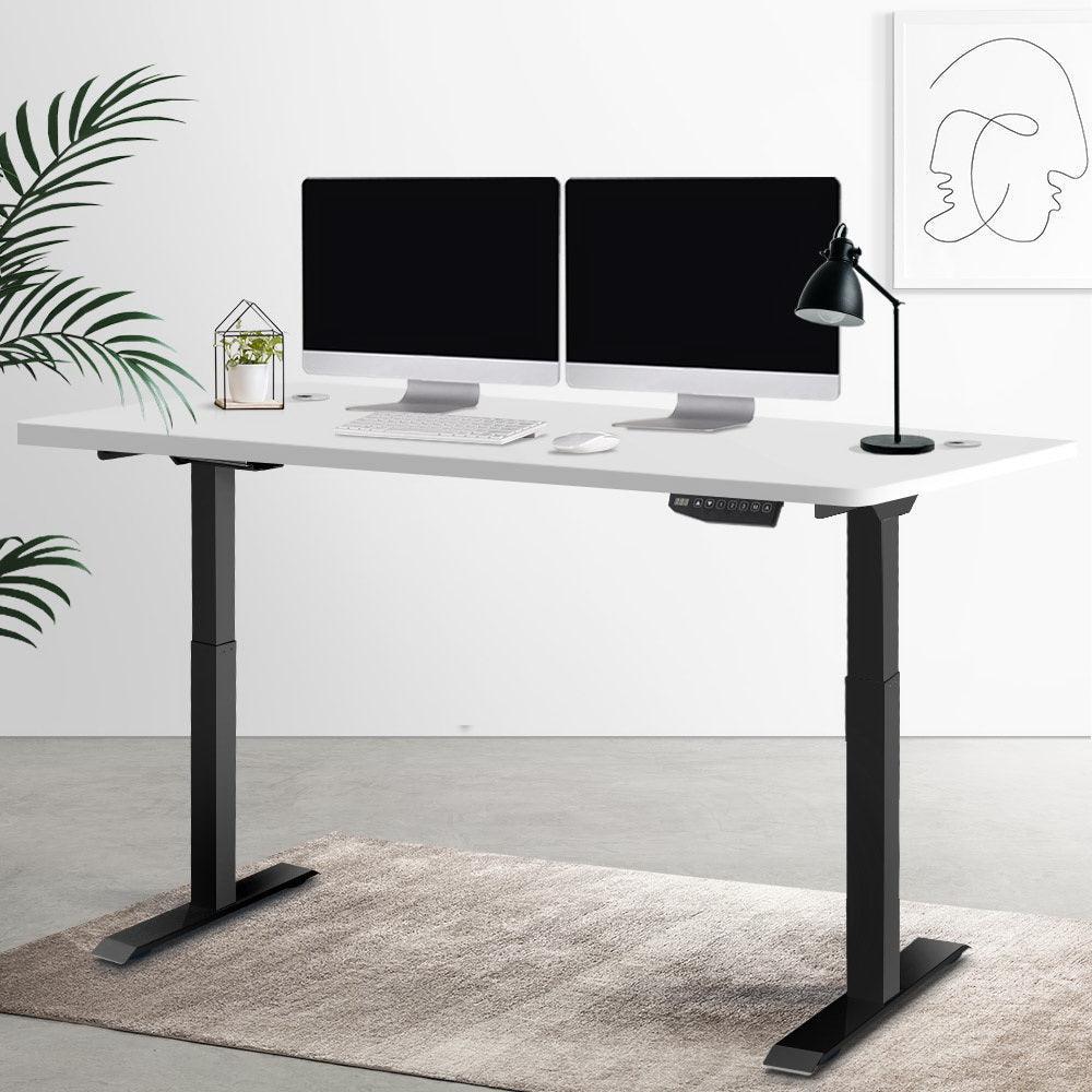 Artiss 160cm Motorised Electric Height Adjustable Standing Desk Table Dual Motor - John Cootes