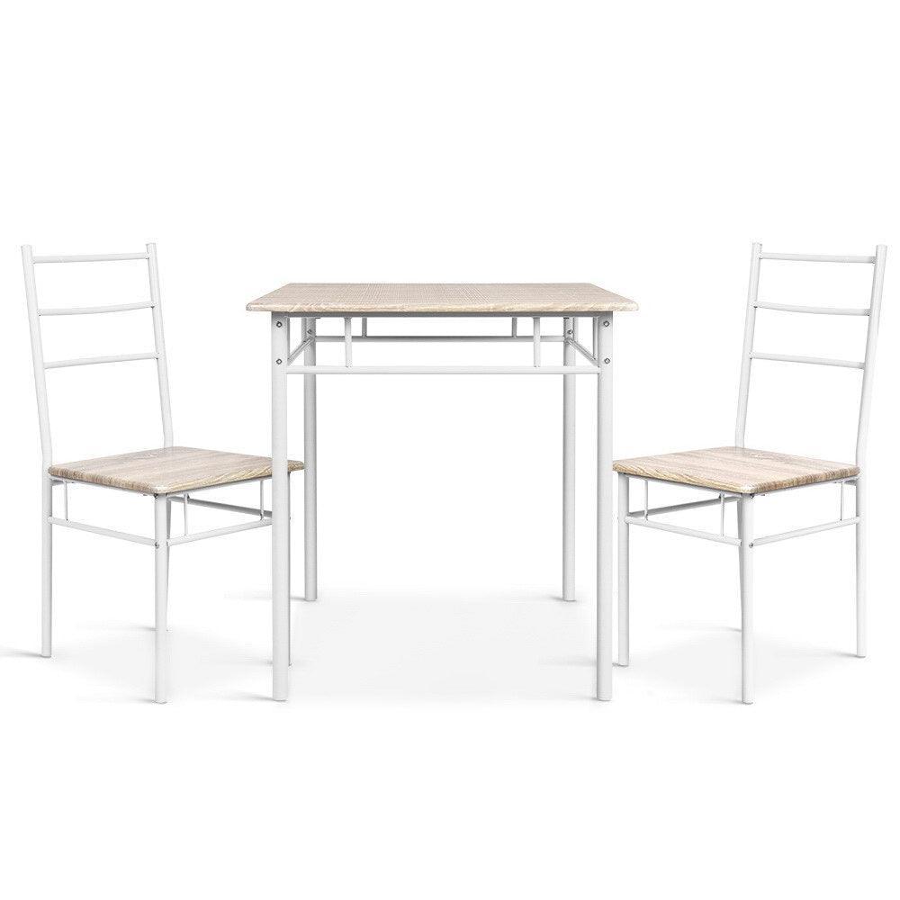 Artiss 3 Piece Dining Set - Natural - John Cootes