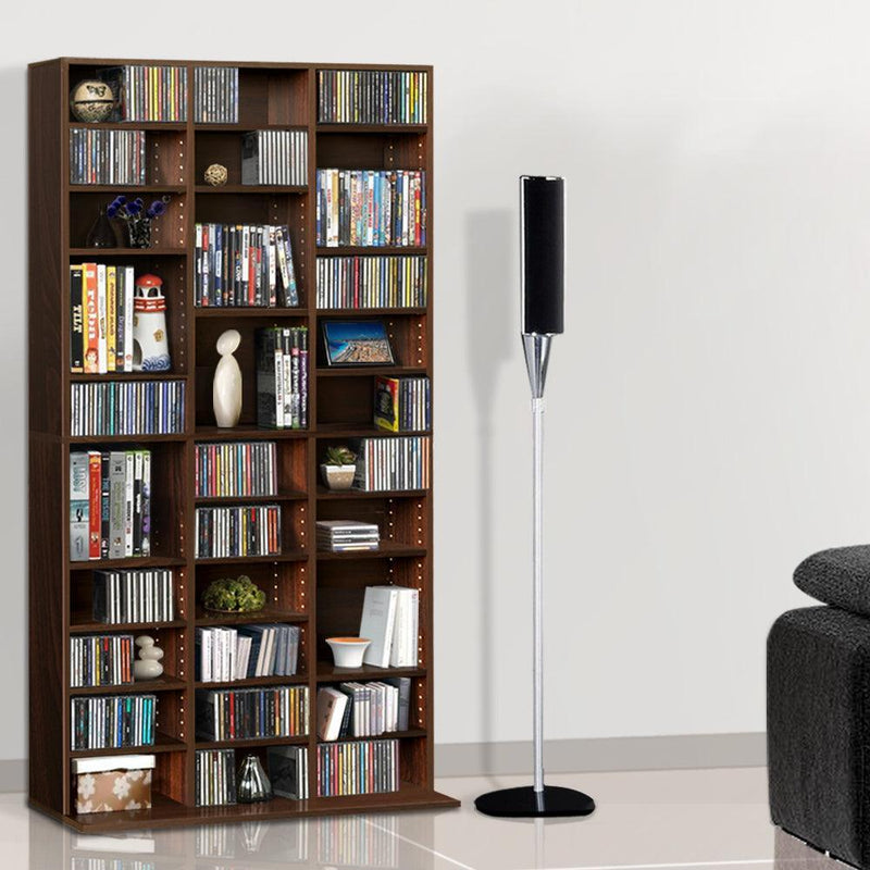 Artiss Adjustable Book Storage Shelf Rack Unit - Expresso - John Cootes