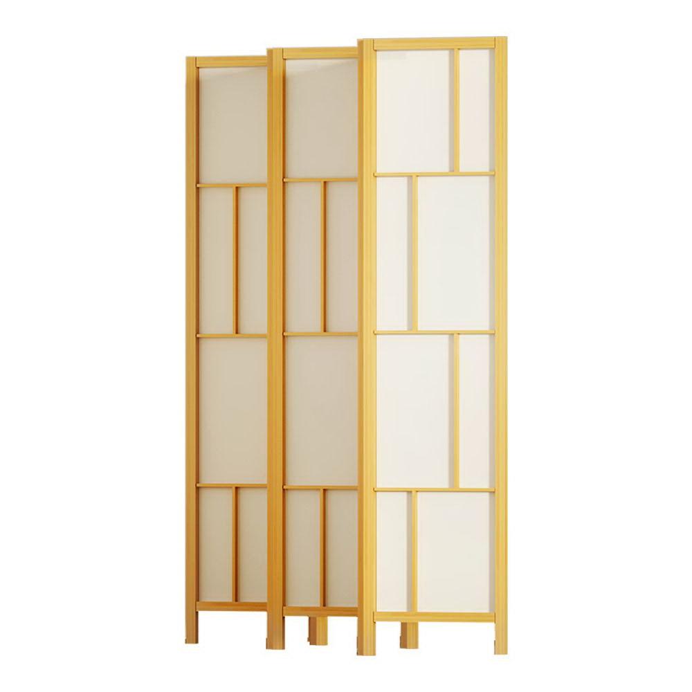 Artiss Ashton Room Divider Screen Privacy Wood Dividers Stand 6 Panel Natural - John Cootes