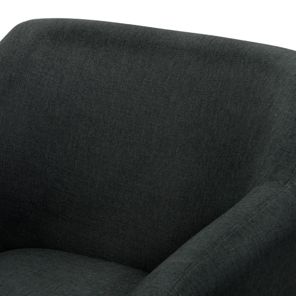 Artiss Aston Tub Accent Chair Charcoal - John Cootes