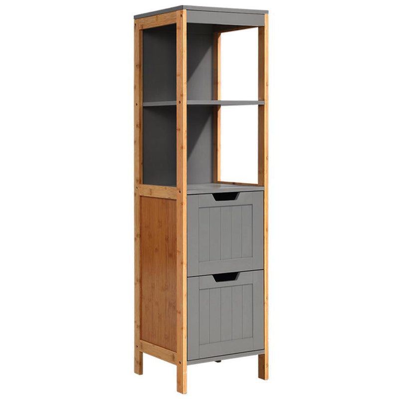 Artiss Bathroom Cabinet Tallboy Furniture Toilet Storage Laundry Cupboard 115cm - John Cootes