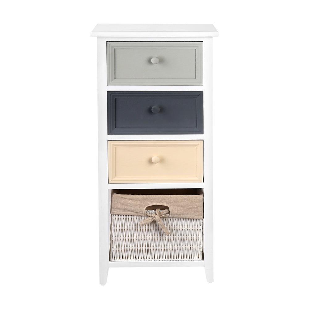 Artiss Bedroom Storage Cabinet - White - John Cootes