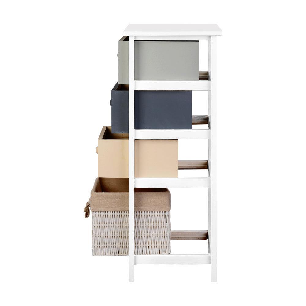 Artiss Bedroom Storage Cabinet - White - John Cootes