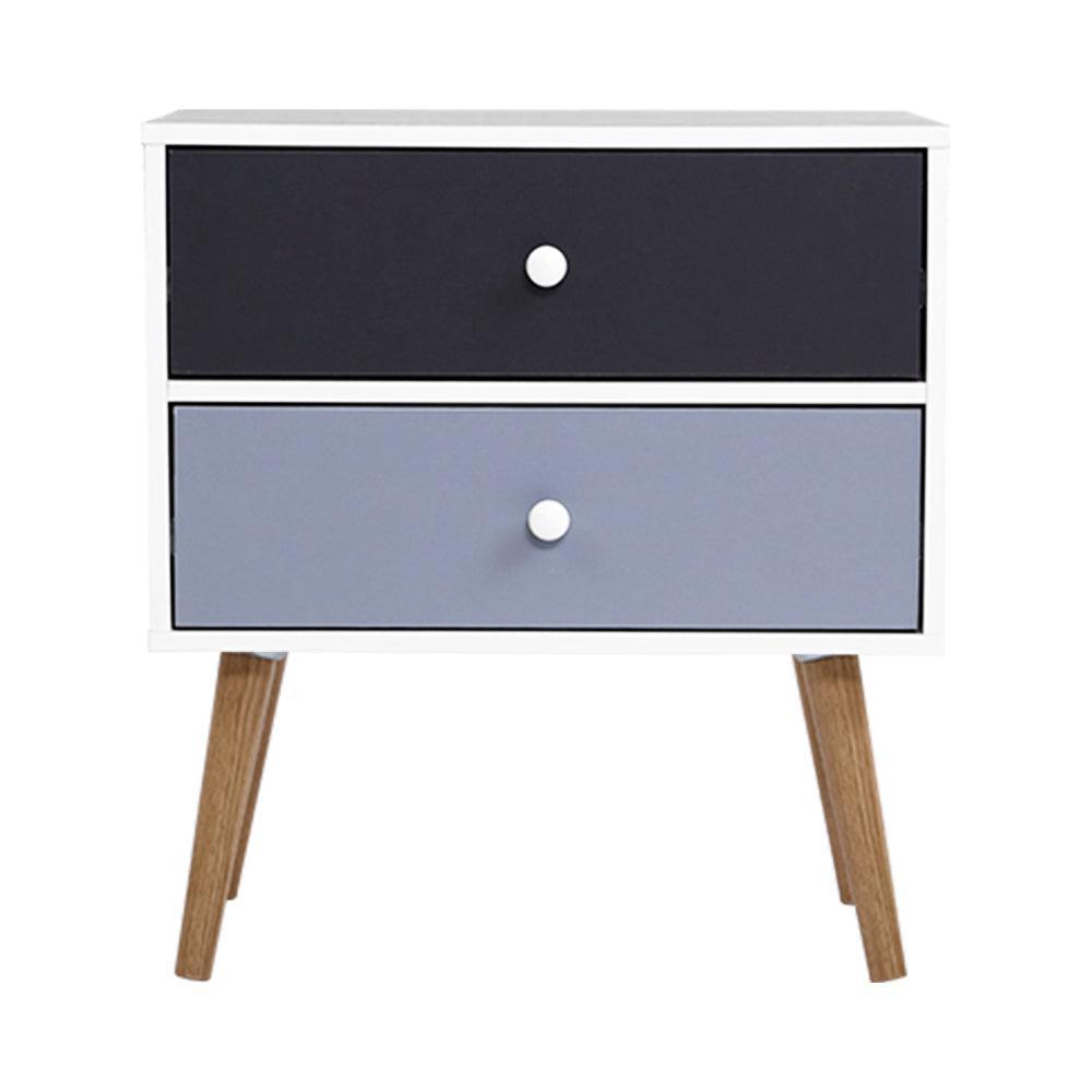 Artiss Bedside Tables Drawers Side Table Nightstand Lamp Side Storage Cabinet - John Cootes