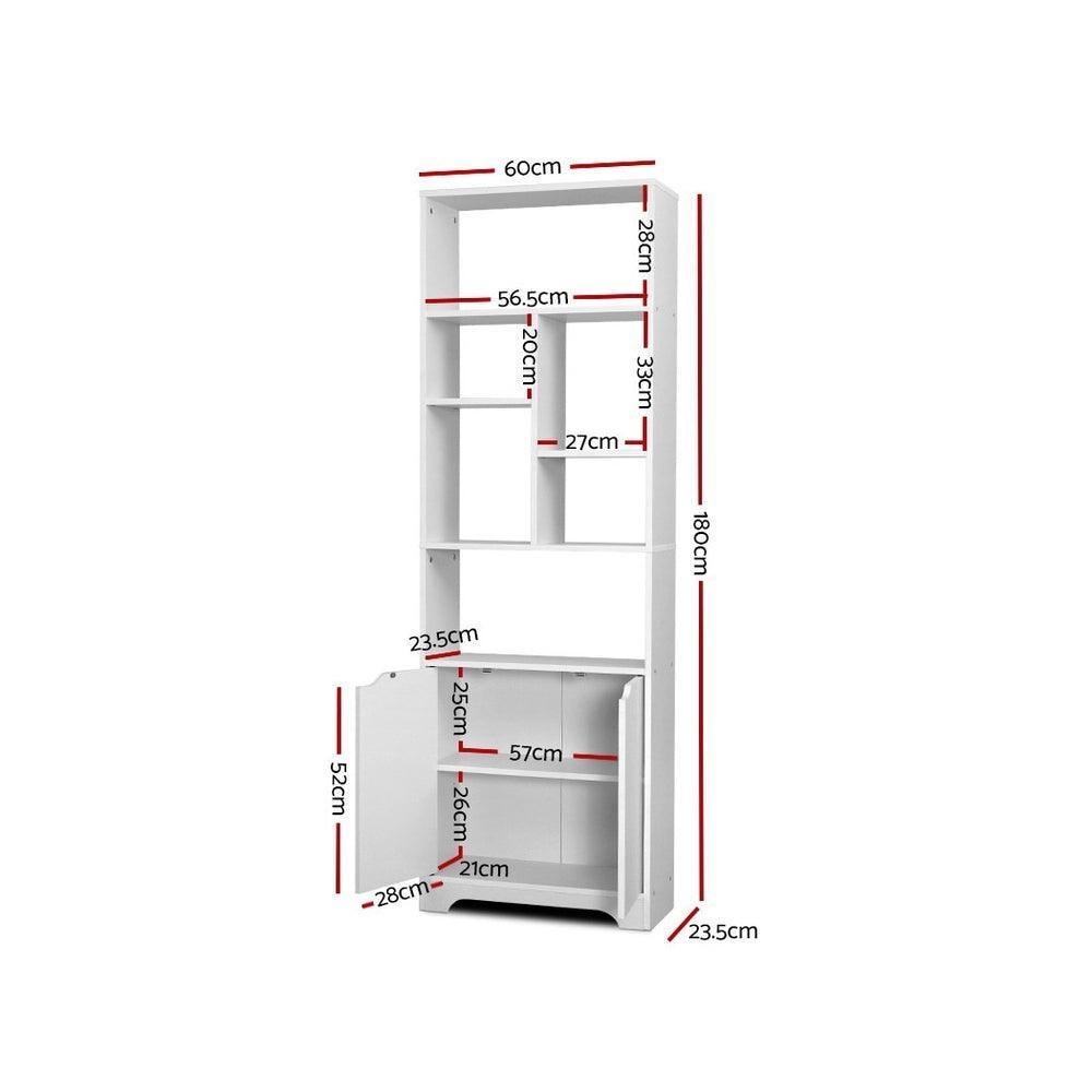 Artiss Bookshelf Display Shelf Adjustable Storage Cabinet Bookcase Stand Rack - John Cootes