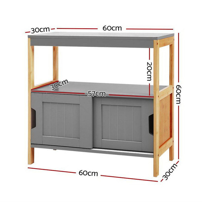 Artiss Buffet Sideboard Cabinet Storage Shelf Cupboard Hallway Tabe Sliding Door - John Cootes