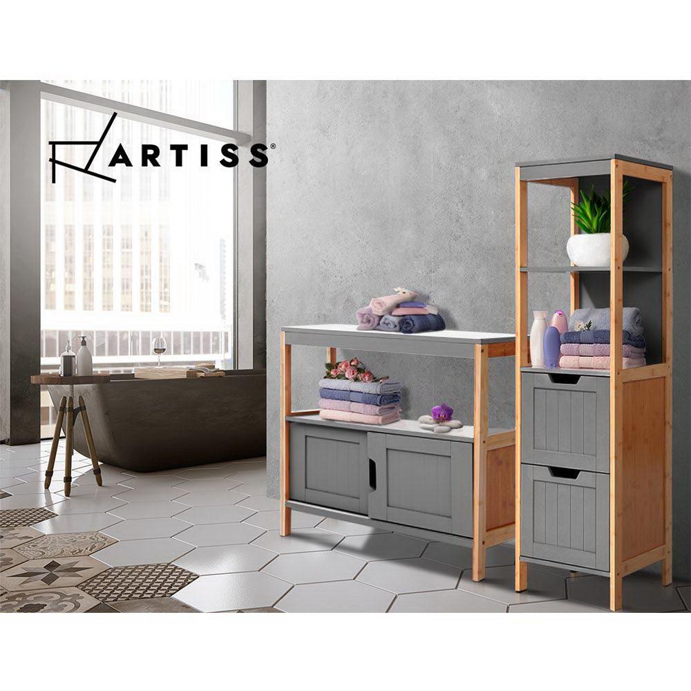 Artiss Buffet Sideboard Cabinet Storage Shelf Cupboard Hallway Tabe Sliding Door - John Cootes