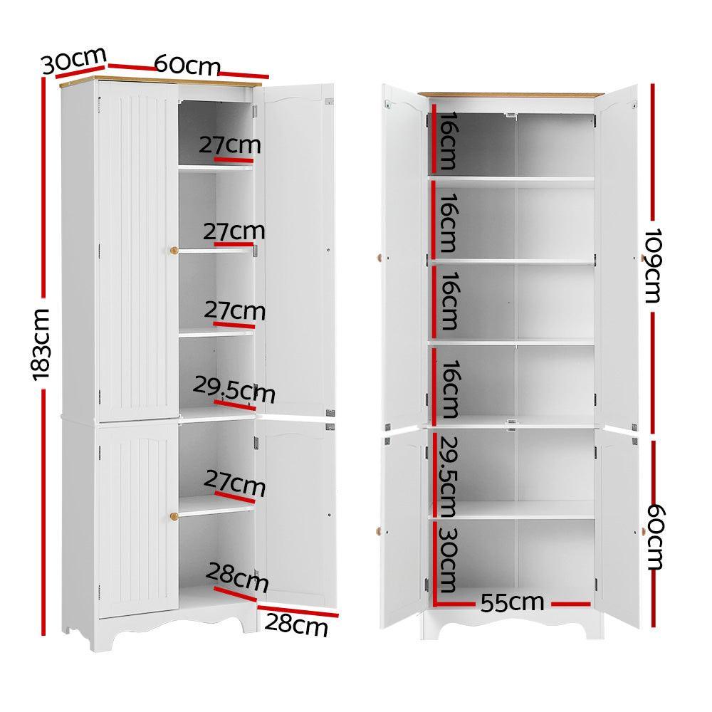 Artiss Buffet Sideboard Kitchen Cupboard Storage Cabinet Pantry Wardrobe Shelf - John Cootes