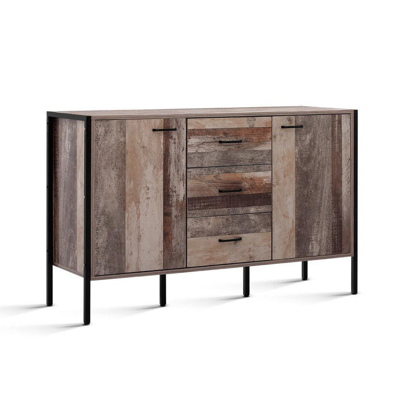 Artiss Buffet Sideboard Storage Cabinet Industrial Rustic Wooden - John Cootes