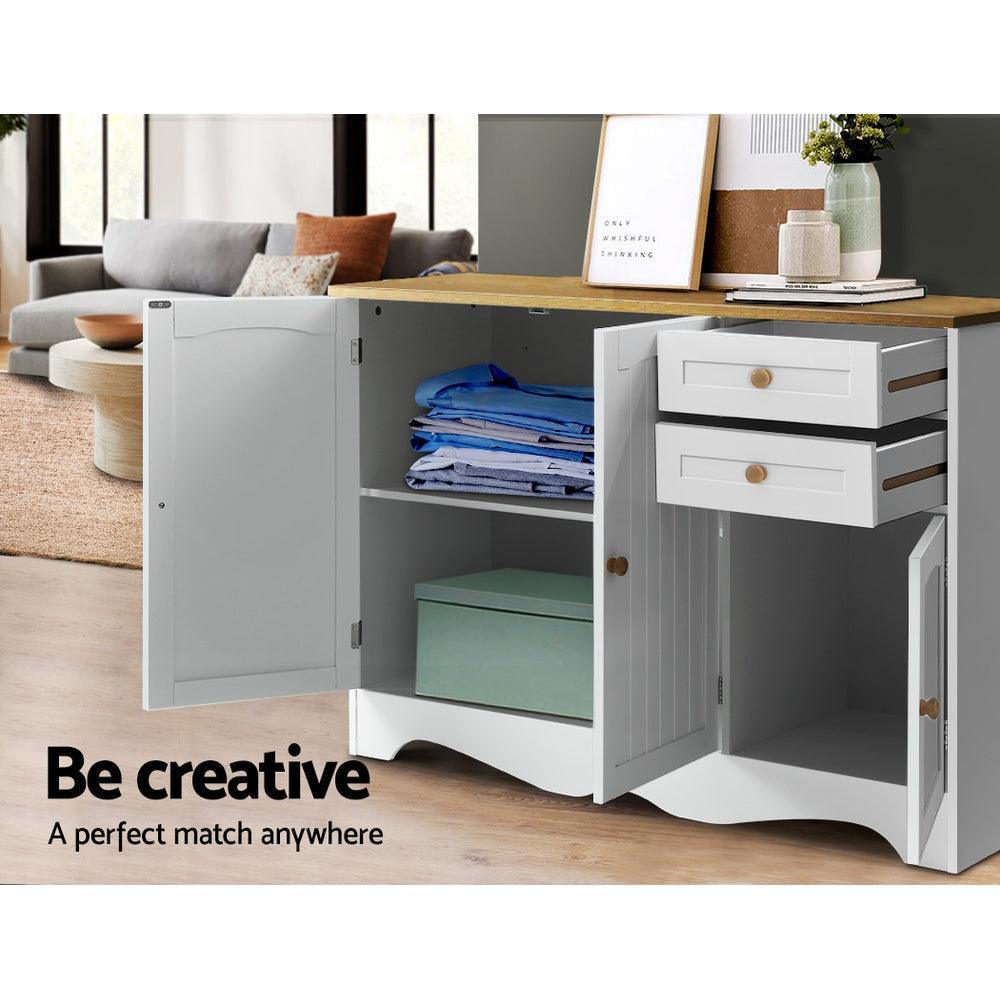 Artiss Buffet Sideboard Storage Cabinet Kitchen Cupboard Drawer Table Hallway - John Cootes