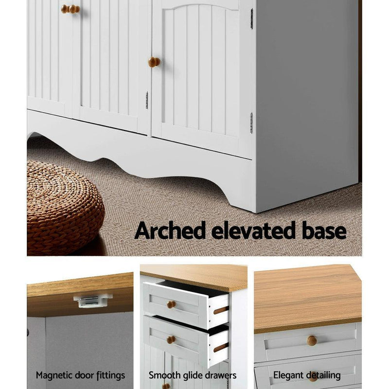 Artiss Buffet Sideboard Storage Cabinet Kitchen Cupboard Drawer Table Hallway - John Cootes