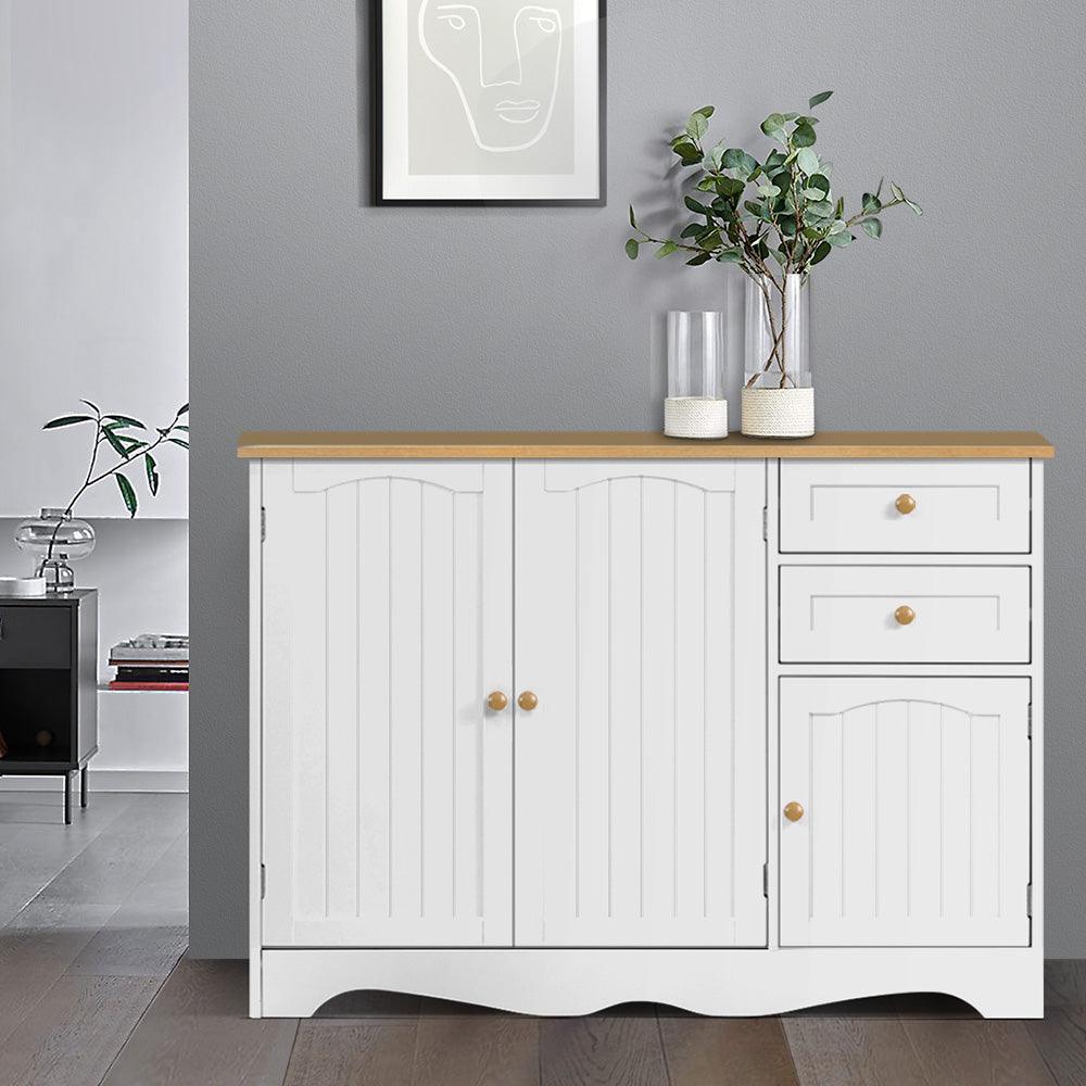 Artiss Buffet Sideboard Storage Cabinet Kitchen Cupboard Drawer Table Hallway - John Cootes