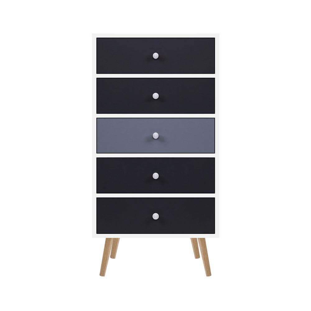 Artiss Chest of Drawers Dresser Table Tallboy Storage Cabinet Furniture Bedroom - John Cootes