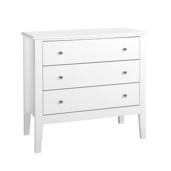 Artiss Chest of Drawers Storage Cabinet Bedside Table Dresser Tallboy White - John Cootes