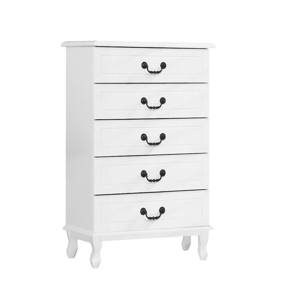 Artiss Chest of Drawers Tallboy Dresser Table Bedside Storage Cabinet Bedroom - John Cootes