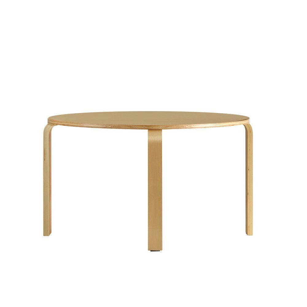 Artiss Coffee Table Round Side End Tables Bedside Furniture Wooden 90CM - John Cootes